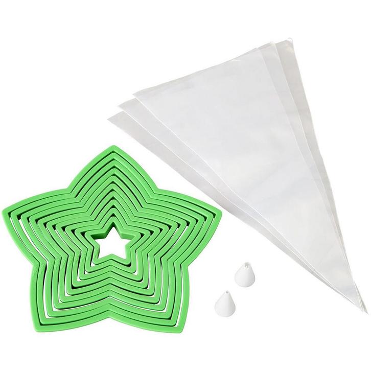 Wilton Koekjesuitsteker Kerstboom Set/15, Hobby en Vrije tijd, Taarten en Cupcakes maken, Nieuw, Verzenden