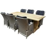 Darwin Geneva dining tuinset 240x100xH77 cm 7 delig, Ophalen of Verzenden, Nieuw