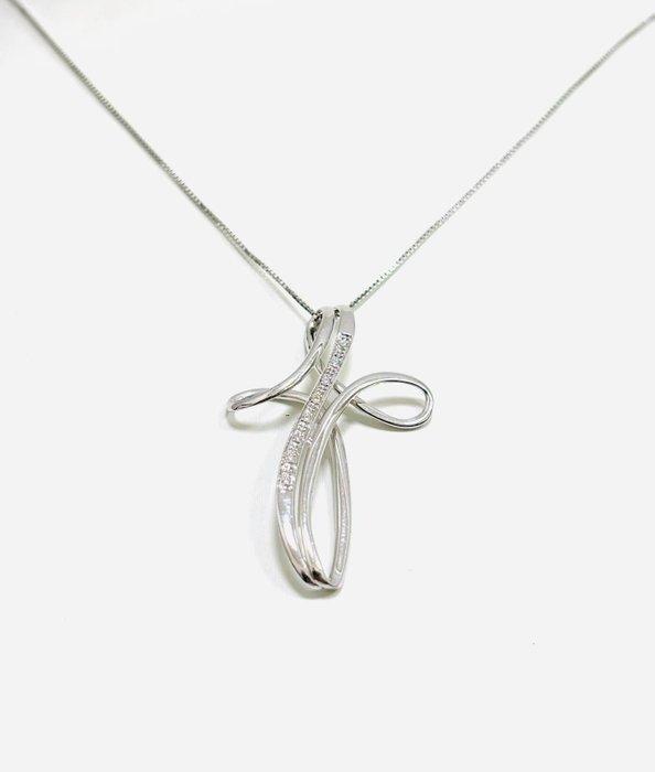 DD Gioielli - Ketting met hanger - 18 karaat Witgoud -, Sieraden, Tassen en Uiterlijk, Antieke sieraden