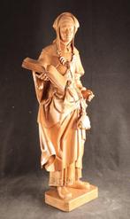 Groot gestoken beeld - sculptuur, Boek lezende dame - 60 cm, Antiek en Kunst, Antiek | Keramiek en Aardewerk
