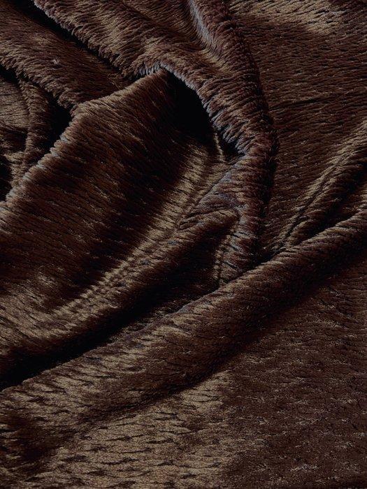 Spectaculair stuk zeer zachte chocoladebruine pels, gemaakt, Antiek en Kunst, Antiek | Kleden en Textiel