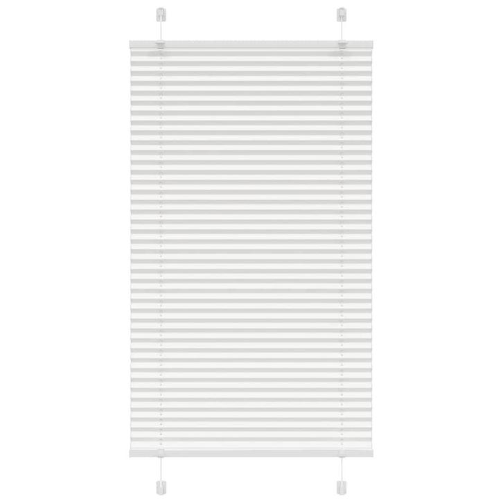 vidaXL Plissé rolgordijn 75x150 cm stofbreedte 74,4 cm, Huis en Inrichting, Stoffering | Gordijnen en Lamellen, Wit, Nieuw, Verzenden
