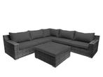 7-persoons Loungeset Colorado Falcon Grey| Hoekset hocker, Tuin en Terras, Tuinsets en Loungesets, Ophalen of Verzenden, Nieuw