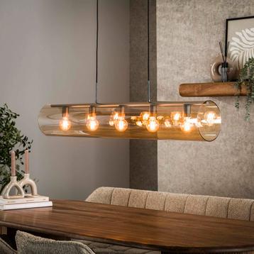 Industriele Tube Glas Hanglamp - Dimbaar - NIEUW 2025 beschikbaar voor biedingen