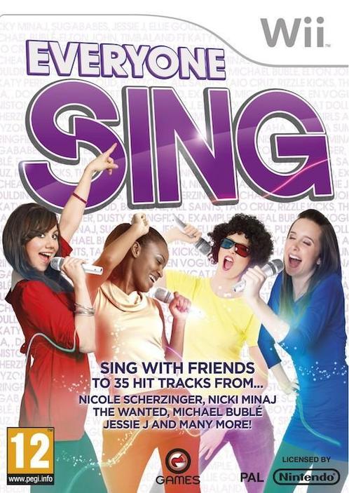 Everyone Sing Wii Garantie & morgen in huis!, Spelcomputers en Games, Games | Nintendo Wii, 1 speler, Zo goed als nieuw, Ophalen of Verzenden