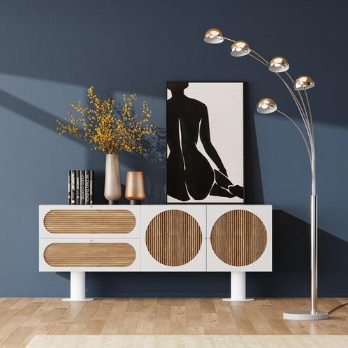 *WOONWINKEL* Kare Design Atomic White Design Dressoir Wit Me, Huis en Inrichting, Kasten | Dressoirs, Nieuw, Verzenden