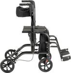 Duo Deluxe - Rollator en rolstoel in 1 - Opvouwbaar, Ophalen of Verzenden, Opvouwbaar, Nieuw