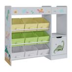 Kinderkast Søndreland open kast 80x90x29,5 cm dinosaurusmoti, Verzenden, Nieuw