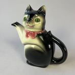 Theepot - Theepot -Kat met roze strik - Cortendorf, Keramiek, Antiek en Kunst