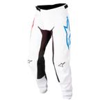 Alpinestars Racer Squad Pants White Red Turquoise, Nieuw met kaartje, Broek | textiel, Alpinestars, Heren