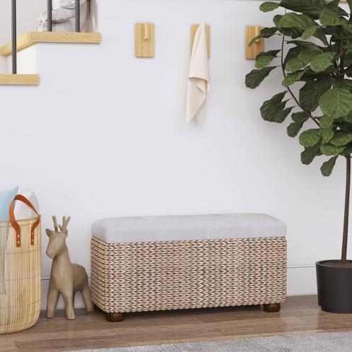 2x Opbergbankjes 69cm - Grijs - Retourdeal - Ruim & Comfo..., Huis en Inrichting, Banken | Bankstellen, Minder dan 150 cm, Minder dan 75 cm