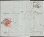 Zwitserland 1852 - CH 1852, RAYON III Nr.19 T.8 OM-I op, Gestempeld