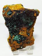 Pseudomorfose van oxiden in malachiet, azuriet en goethiet