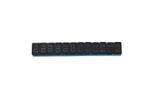 Plaklood 12 × 5 gram, 100 stuks – 6 kg, zwart gecoat, Auto diversen, Nieuw