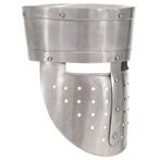 vidaXL Ridderhelm middeleeuws replica LARP staal, Verzenden, Nieuw