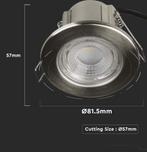 2dekans | V-Tac VT-885 Inbouwspot Rond 81,5 x 57 mm |, Huis en Inrichting, Lampen | Spots, Ophalen of Verzenden, Zo goed als nieuw