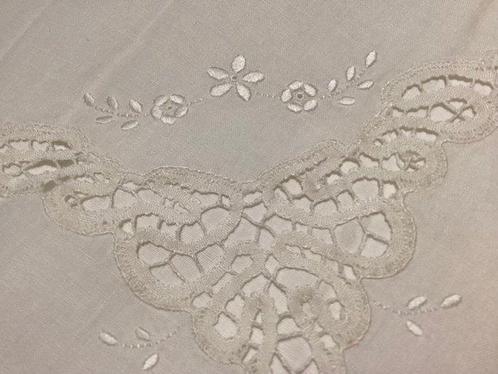 Laken (3) - 280 cm - 240 cm - Lino, Antiek en Kunst, Antiek | Kleden en Textiel