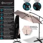 KESSER® Zweefparasol met voet  - Ø3,5m - 360° Draaibaar  - T, Verzenden, Nieuw