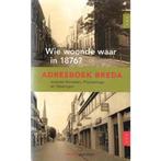 Wie woonde waar in 1876?  ( Breda) 9789086800360, Gelezen, Onbekend, Verzenden