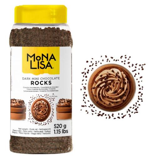 Callebaut Chocolade Mini ChocRocks Puur 600g, Hobby en Vrije tijd, Taarten en Cupcakes maken, Nieuw, Verzenden