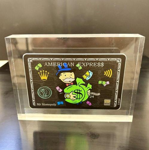 N.NATHAN - Plexi Card Amex Monopoly, Antiek en Kunst, Kunst | Schilderijen | Modern