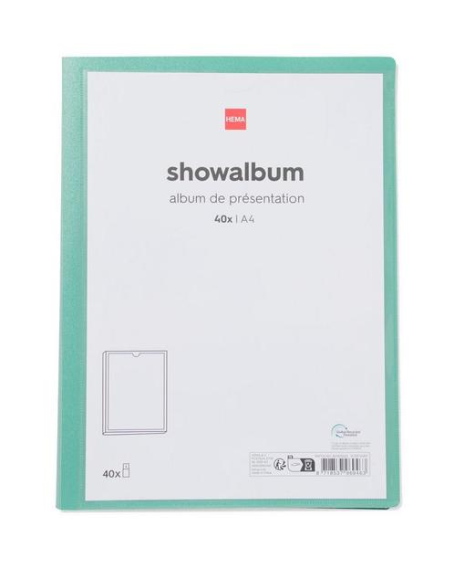 HEMA Showalbum A4 groen, Diversen, Agenda's, Nieuw, Verzenden