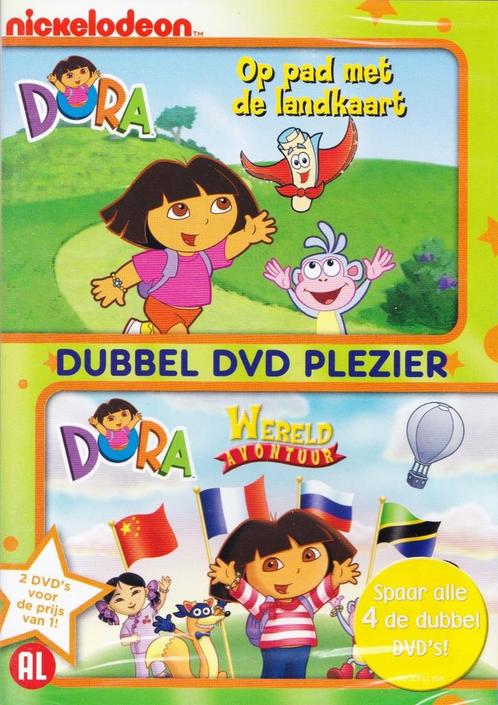 Dora - Op Pad Met De Landkaart & Wereldavontuur (2dvd) - DVD, Cd's en Dvd's, Dvd's | Documentaire en Educatief, Verzenden