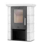 Houtkachel - staal met keramische tegels - 10kW - ivoor, Ophalen of Verzenden, Nieuw