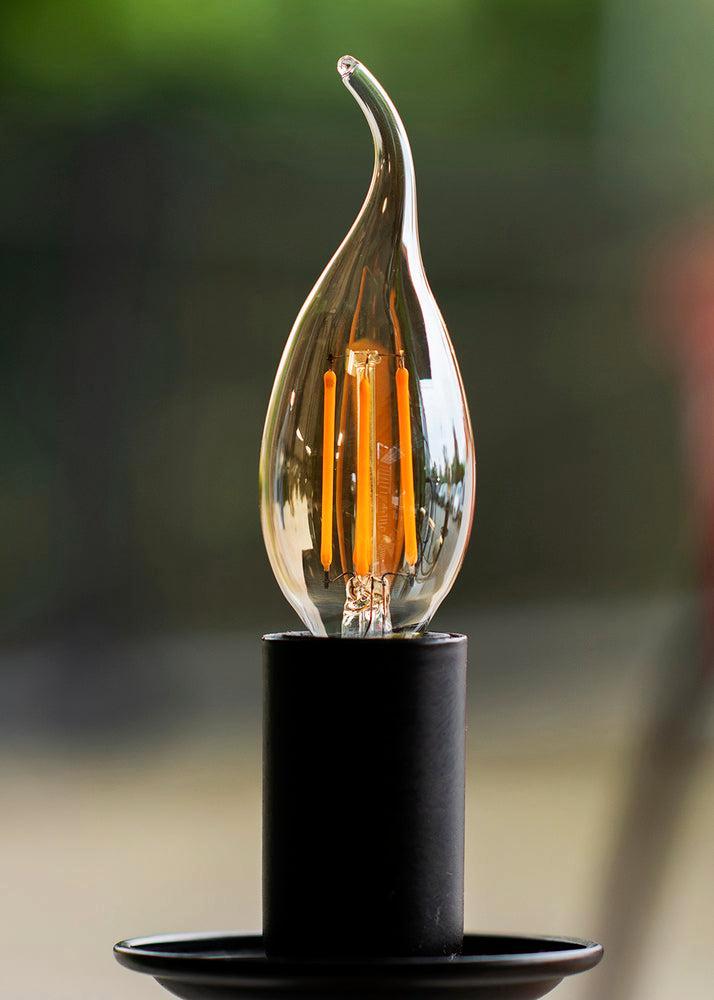 Bailey Led Filament Kaars E14 4W 2200K Goud Dimbaar - 143055, Tuin en Terras, Buitenverlichting, Overige typen, Nieuw, Verzenden