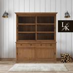 Landelijke klassieke kast, buffetkast, ladekast, servieskast, Huis en Inrichting, Kasten | Buffetkasten, Teakhout, 200 cm of meer