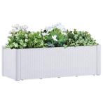 vidaXL Plantenbak hoog met zelfbewateringssysteem 100x43x33, Tuin en Terras, Bloembakken en Plantenbakken, Kunststof, 100 cm of meer
