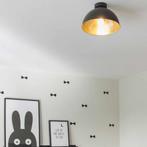 REALITY JIMMY Plafonniere Zwart excl. 1x E27 60W - D: 31 cm, Ophalen of Verzenden, Zo goed als nieuw