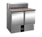 GGM Gastro | Saladette PREMIUM - 903mm - 2 deuren - met |, Verzenden, Nieuw in verpakking