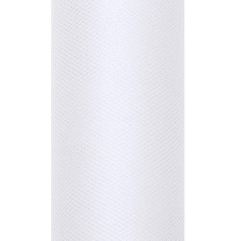 Witte Tule Rol 50cm 9m, Hobby en Vrije tijd, Feestartikelen, Nieuw, Verzenden