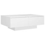 Witte Salontafel - Hout Bewerkt - OP = OP! Ruimtebesparend, Huis en Inrichting, Tafels | Salontafels, 50 tot 100 cm, Nieuw, Minder dan 50 cm