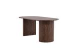 Ovale Eettafel Oakly 200x90 cm Eikenhout Bruin Fineer Jorn, Huis en Inrichting, Tafels | Eettafels, Verzenden, Nieuw