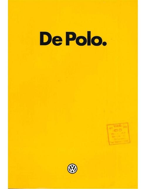 1983 VOLKSWAGEN POLO BROCHURE NEDERLANDS, Boeken, Auto's | Folders en Tijdschriften, Volkswagen