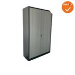 Roldeurkast - Basic - 195x120x45cm - Antracietgrijs met l..., Werkplek, Ophalen of Verzenden, Gebruikt, Kast