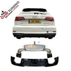 RS3 BUMPER Diffuser | AUDI A3 8V | 2016-2019 | voor SLINE, Nieuw, Achter, Bumper, Audi