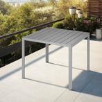 Aluminium tuintafel Maren met in hoogte verstelbare poten 90, Tuin en Terras, Tuinsets en Loungesets, Verzenden, Nieuw