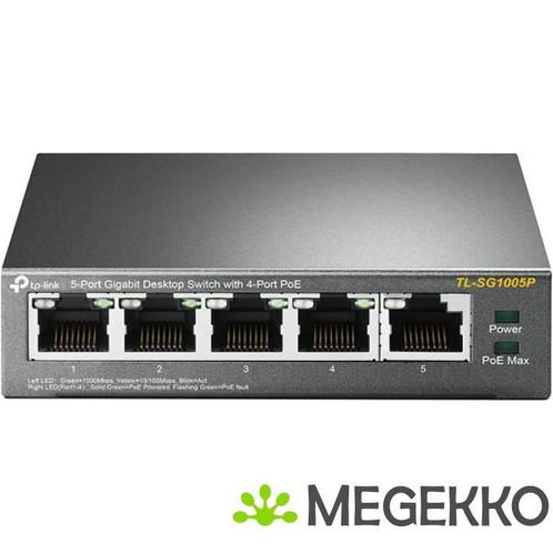 TP-Link 5-Port TL-SG1005P, Computers en Software, Netwerk switches, Nieuw, Verzenden