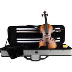 Leonardo LV-1844 4/4 viool met koffer, strijkstok en hars, Muziek en Instrumenten, Strijkinstrumenten | Violen en Altviolen, Verzenden