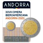 Andorra 2 Euro Ibero-Amerikaanse Top 2020, Postzegels en Munten, Verzenden