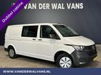 Volkswagen Transporter | 2.0 TDI L2H1 Dubbele Cabine Euro6, Auto's, Bestelauto's, Gebruikt, Euro 6, Volkswagen, Wit