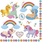 1 Pakje papieren lunch servetten - Rainbow Ponies, Nieuw, Ophalen of Verzenden