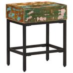vidaXL Bijzettafel 40x30x51 cm massief gerecycled hout, Huis en Inrichting, Verzenden, Nieuw, 45 tot 60 cm