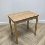 schilte houten schooltafel (hxbxd) 58x60x42 cm, beuken, Ophalen of Verzenden, Gebruikt