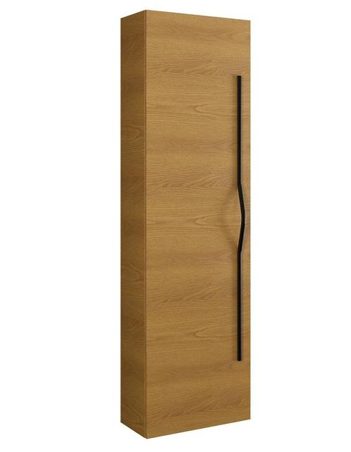 Badkamerkast Reno 45 x 25 x 160cm - Eiken - Kolomkast, Huis en Inrichting, Badkamer | Badkamermeubels, Nieuw, (Half)hoge kast