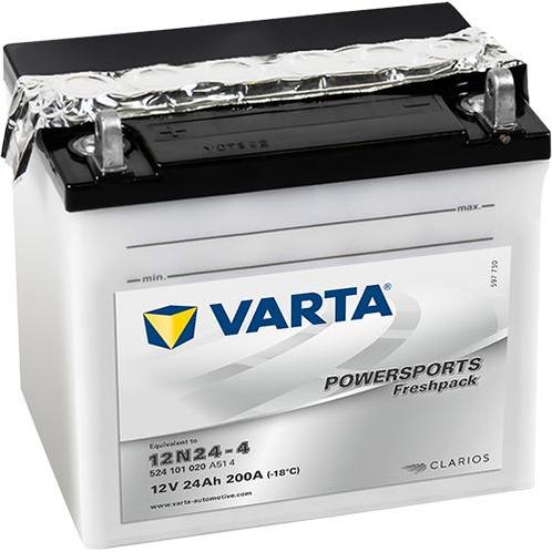 Varta Powersports Freshpack 12N24-4 accu | 524 101 020 | 12, Auto-onderdelen, Accu's en Toebehoren, Ophalen of Verzenden