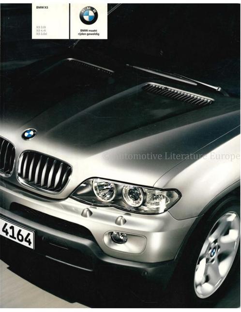 2003 BMW X5 BROCHURE NEDERLANDS, Boeken, Auto's | Folders en Tijdschriften, BMW